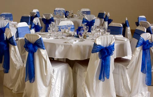 Purple And Blue Wedding Decorations