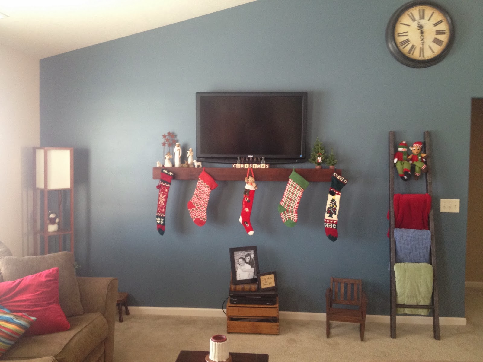 Don't worry. Be happy. Keep learning. Build a mantel (no fireplace