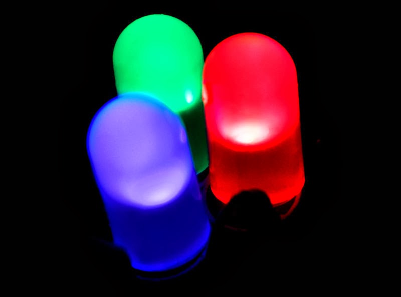 luces de colores electronicas