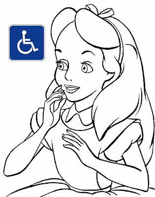 Alice Wonderland Coloring Pages