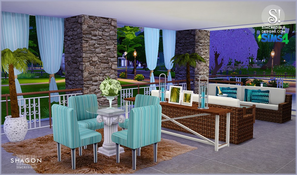 Sims 4 CC's The Best Dining Rooms by SIMcredible!