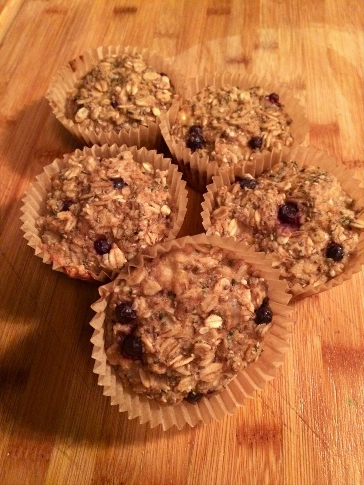 Rock and Rolling Pin Oatmeal Superfood Muffins for Baby, or Mommy!