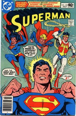 Superman can't stand the fashions!