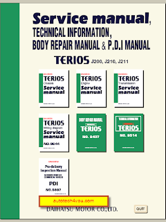 Daihatsu Terios repair manual 
