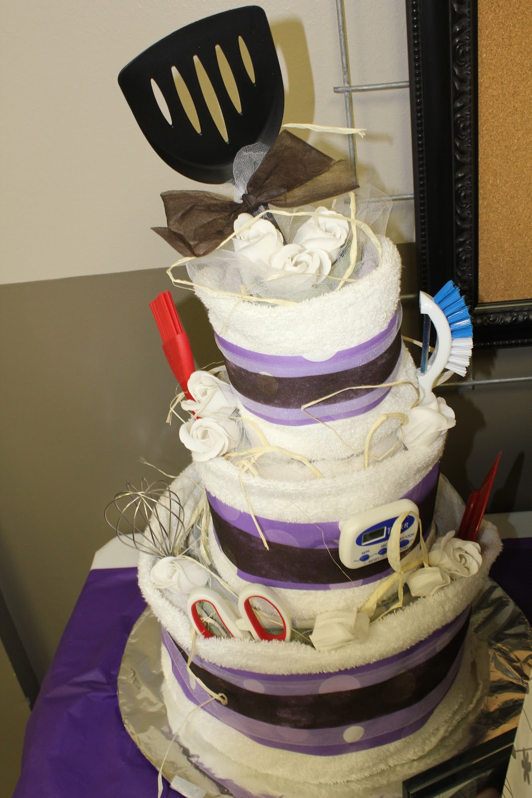 Domestic Randomness DIY Towel Cake Tutorial