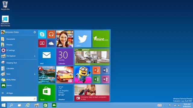 Microsoft: Inilah 7 Fitur Windows 10 Preview