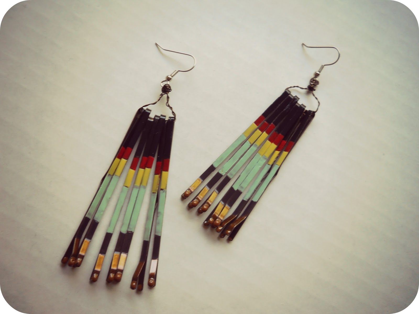 the Metric Child DIY// bobby pin earrings