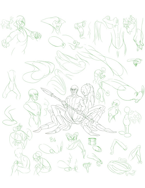 VELOCIBLOGGER: Digital Sketch Page No.1