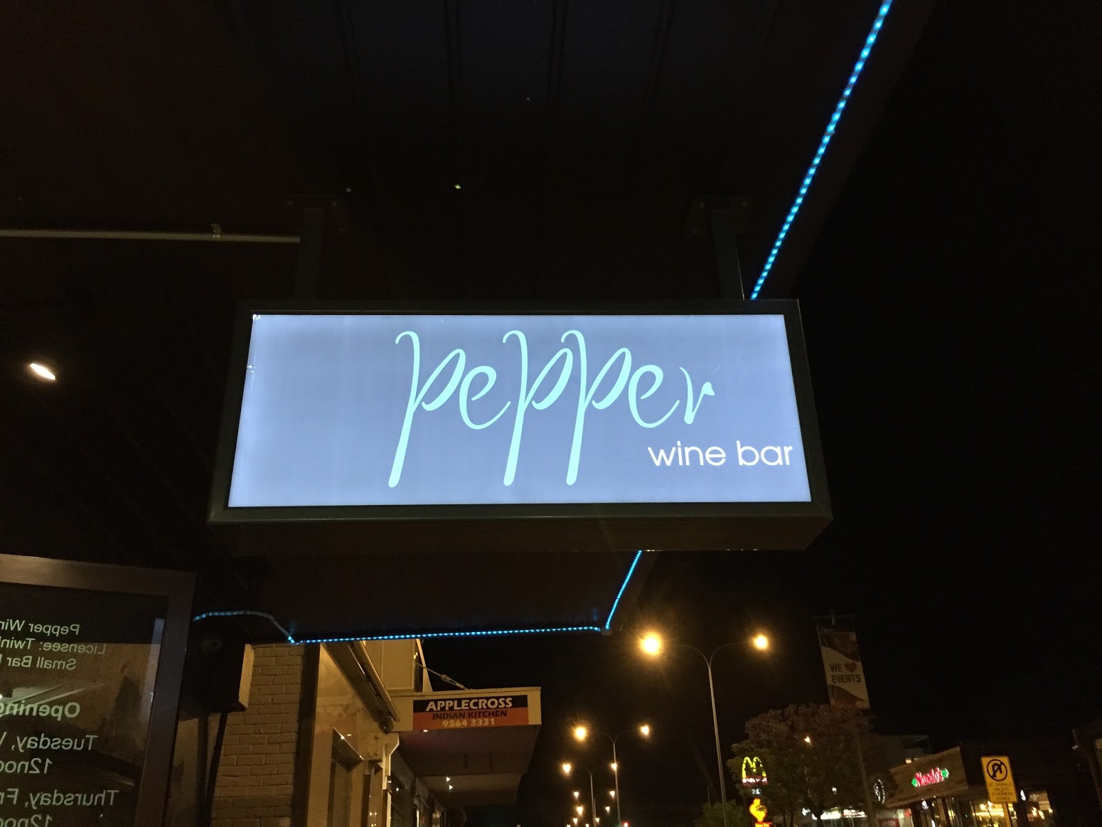 Small Bar Experience Pepper Wine Bar Canning Highway, Applecross