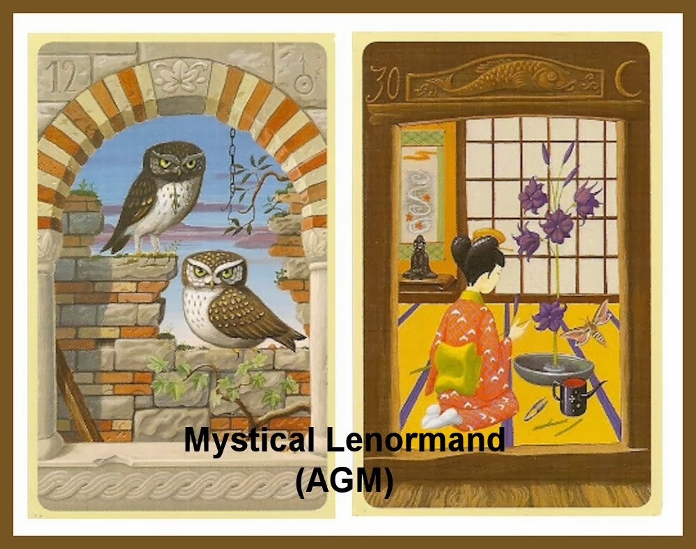 Tarot Notes Week at a Glance Owls & Lilies