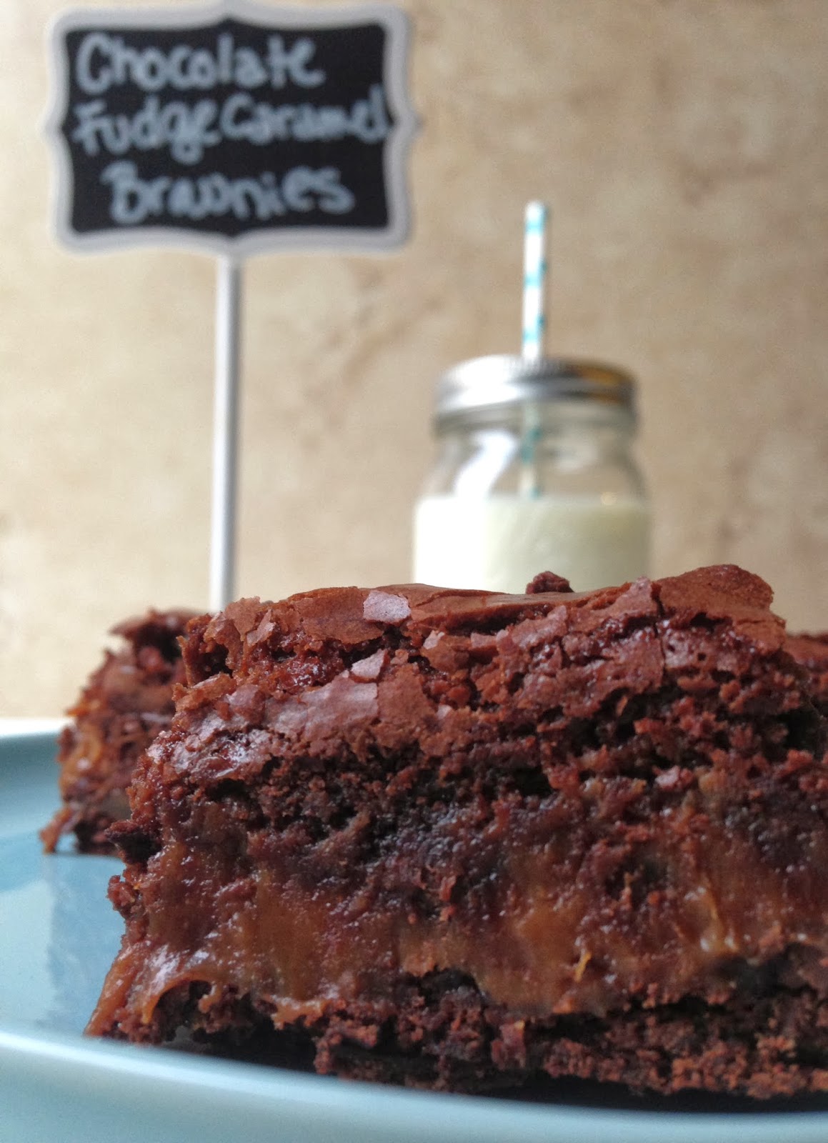 Goddess of Baking Chocolate Fudge Caramel Brownies
