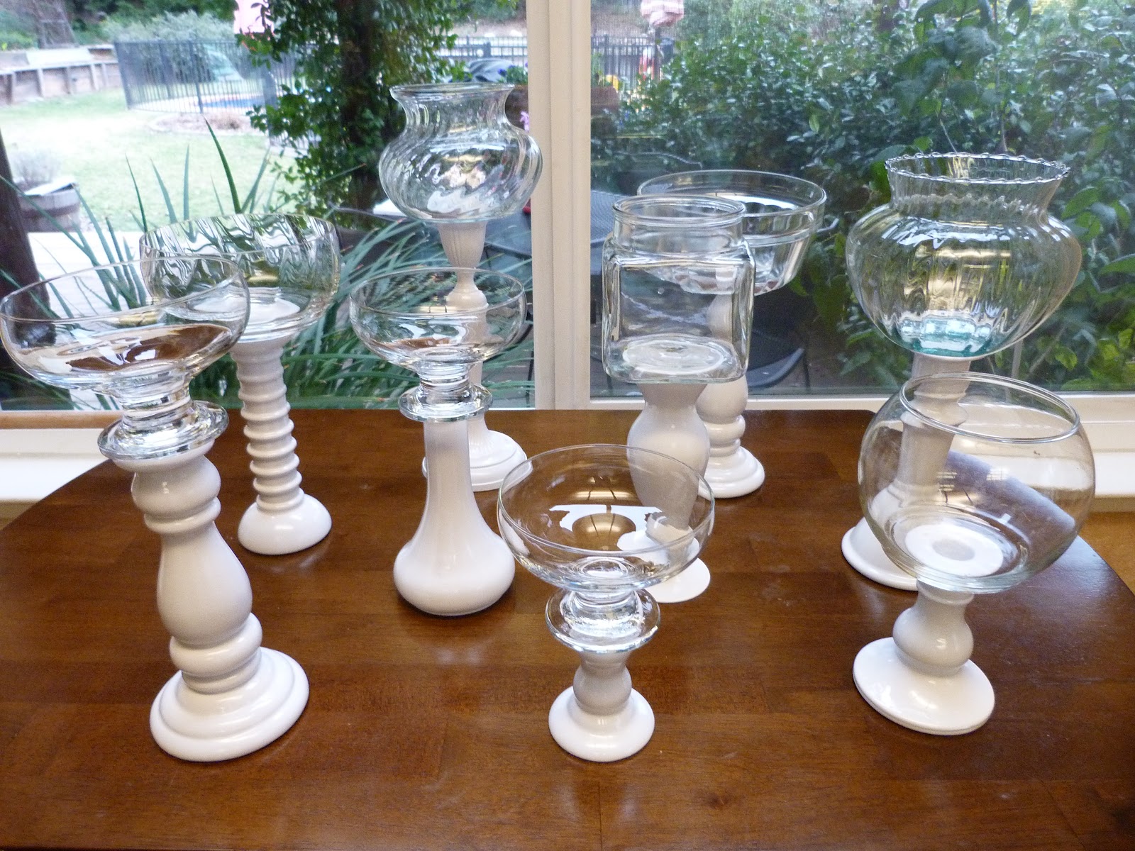 Candy Buffet Containers. Mantello Decor Glass Apothecary Jars (Clear