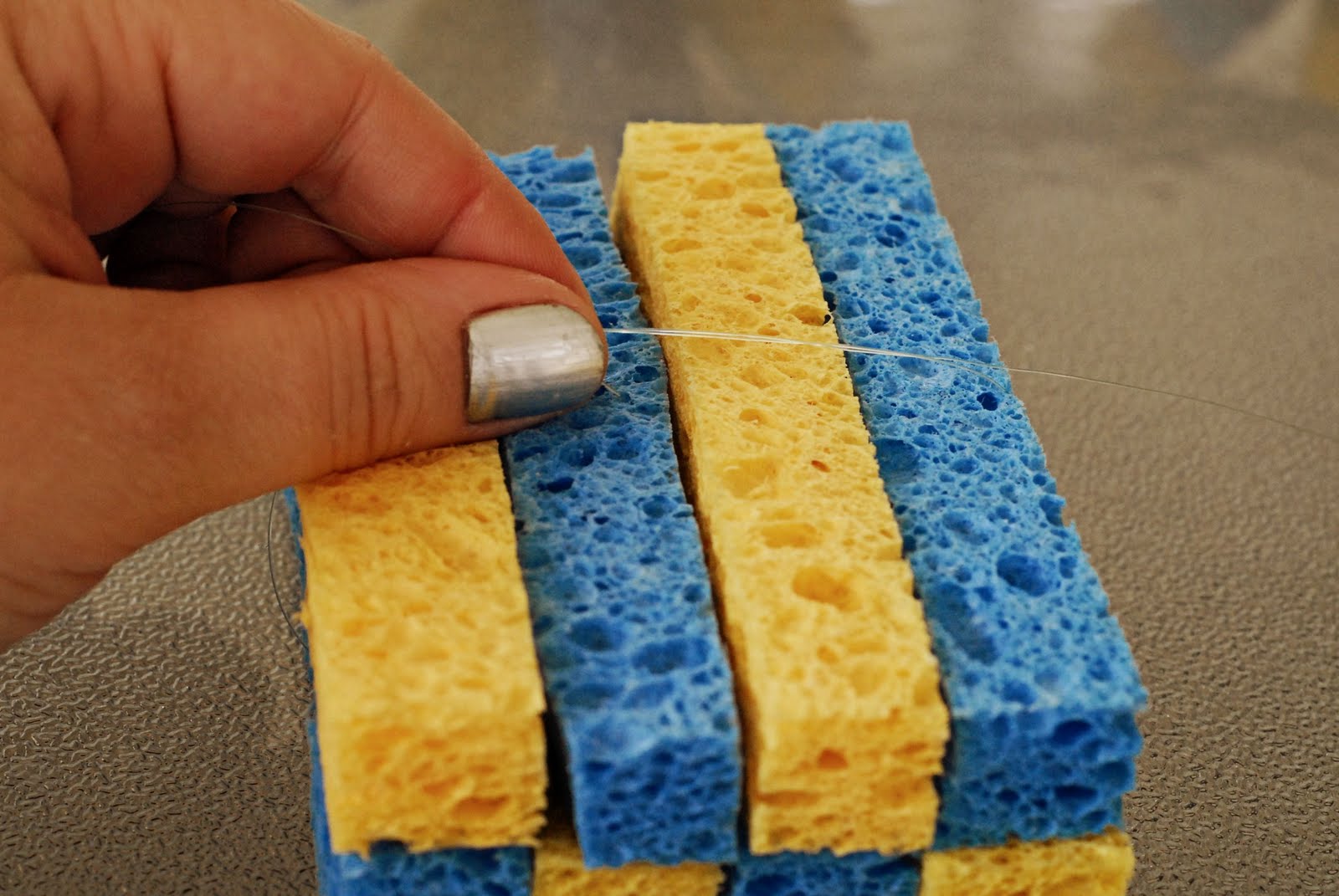 kristy.makes diy sponge balls