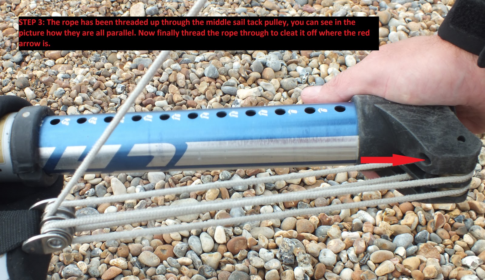 SpeedSurfing News Threading the Downhaul