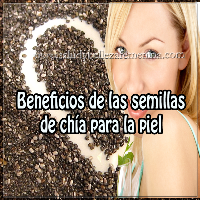 Beneficios de las semillas de chía para la piel Salud y nutrición, cuidados de la piel, alimentos saludables , belleza