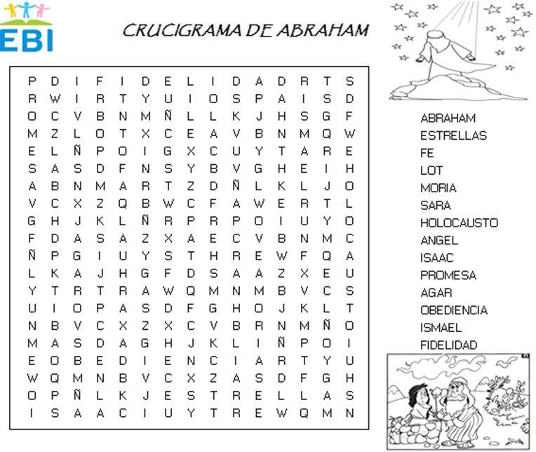 Crucigrama de Abraham ~ EBI México Crucigrama de Abraham ~ EBI México