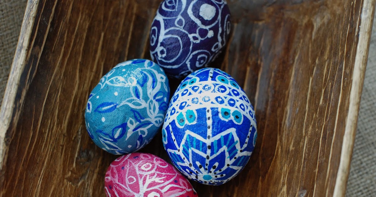 that artist woman Paper Mache Easter Eggs