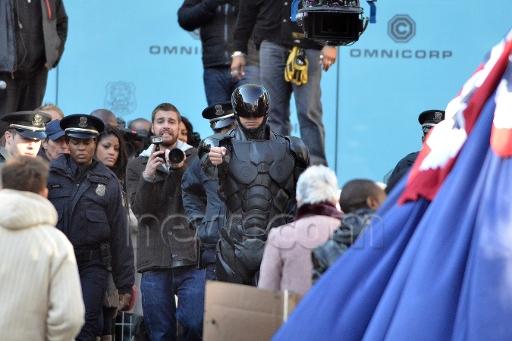 Fotografías del rodaje del remake de Robocop dirigido por Joe Padilha Fotografías del rodaje del remake de Robocop dirigido por Joe Padilha