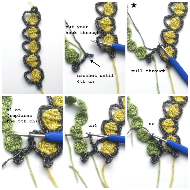 Crochet Candy Scarf Pattern