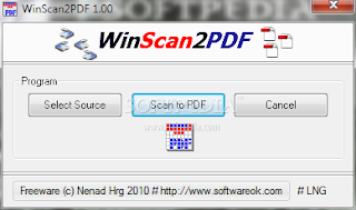 WinScan2PDF 1.66: Scan Documents and Save Them as a PDF WinScan2PDF 1.66: Scan Documents and Save Them as a PDF