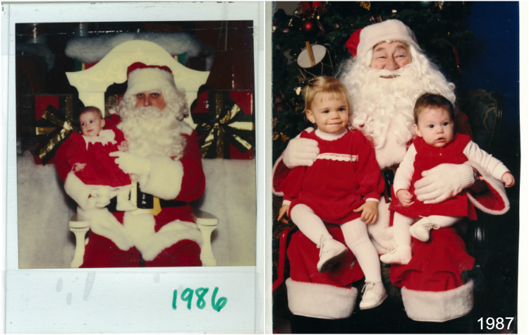Santa Pictures, 30 Years of Christmas Santa Photos