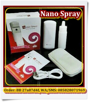 Wajah Cling dengan Nano Spray