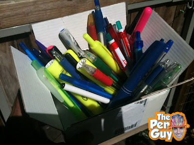 Recycled Pen Donation for the Pen Guy