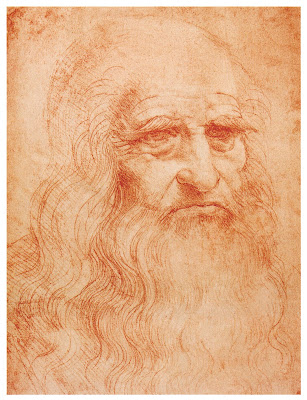 Leonardo Da Vinci Own Potrait Drawing