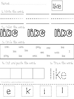Activities like Word word sight Sight activities Homework Activities like Word word sight Sight activities Homework