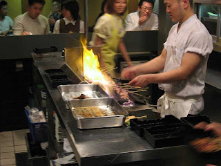 Japanese Menu Yakitori Chef
