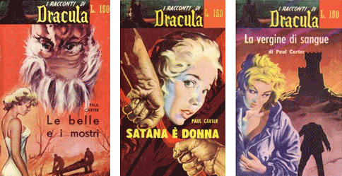 Copertine di Paul Carter ne 'I Racconti di Dracula' Copertine di Paul Carter ne 'I Racconti di Dracula'