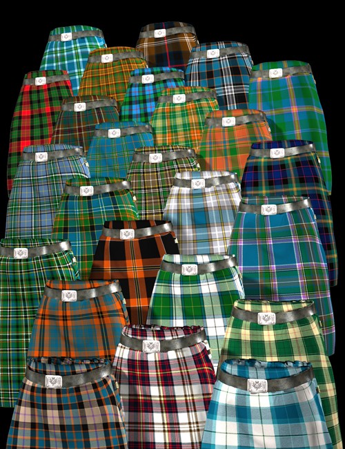 Scottish Kilts - Prince Charlie Outfit Textures Scottish Kilts - Prince Charlie Outfit Textures
