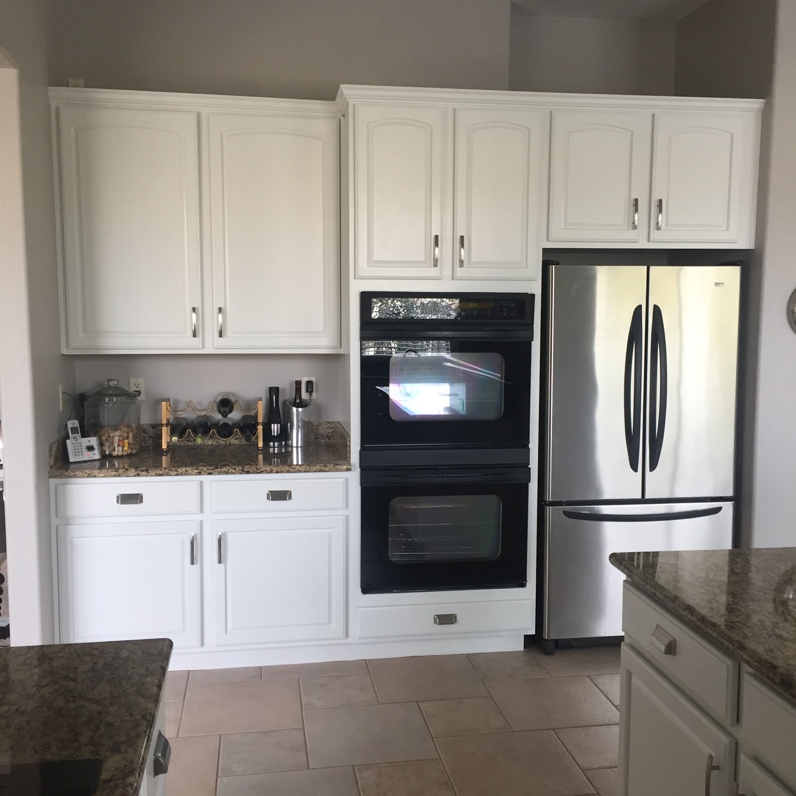 Upcycled+Embellished How to paint kitchen WITHOUT sanding