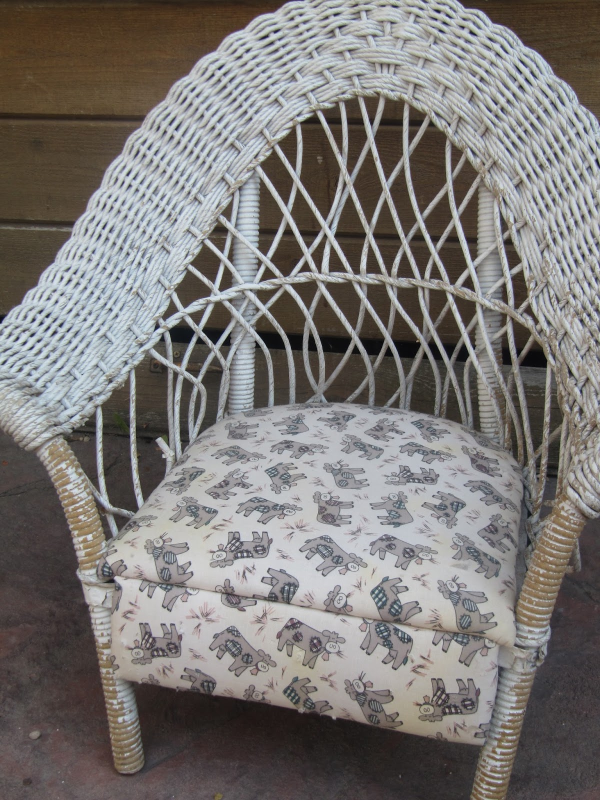 Painting Wicker The Wicker House