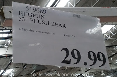 Deal for the Hugfun 53-inch Stuffed Teddy Bear at Costco