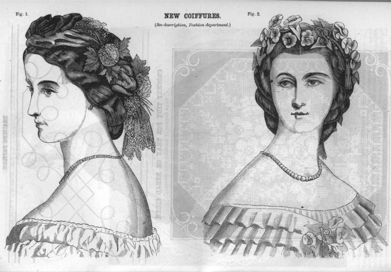 Civil War Era Clothing Civil War Era Ladies� Hair Styles