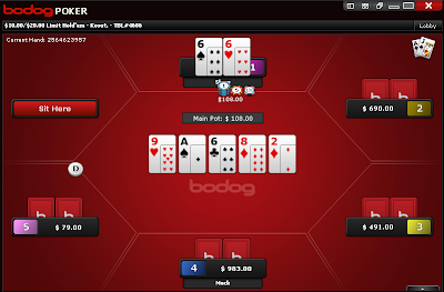 Bodog's new anonymous tables