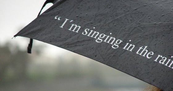 I am singing in the rain saying quote | Saying Pictures
