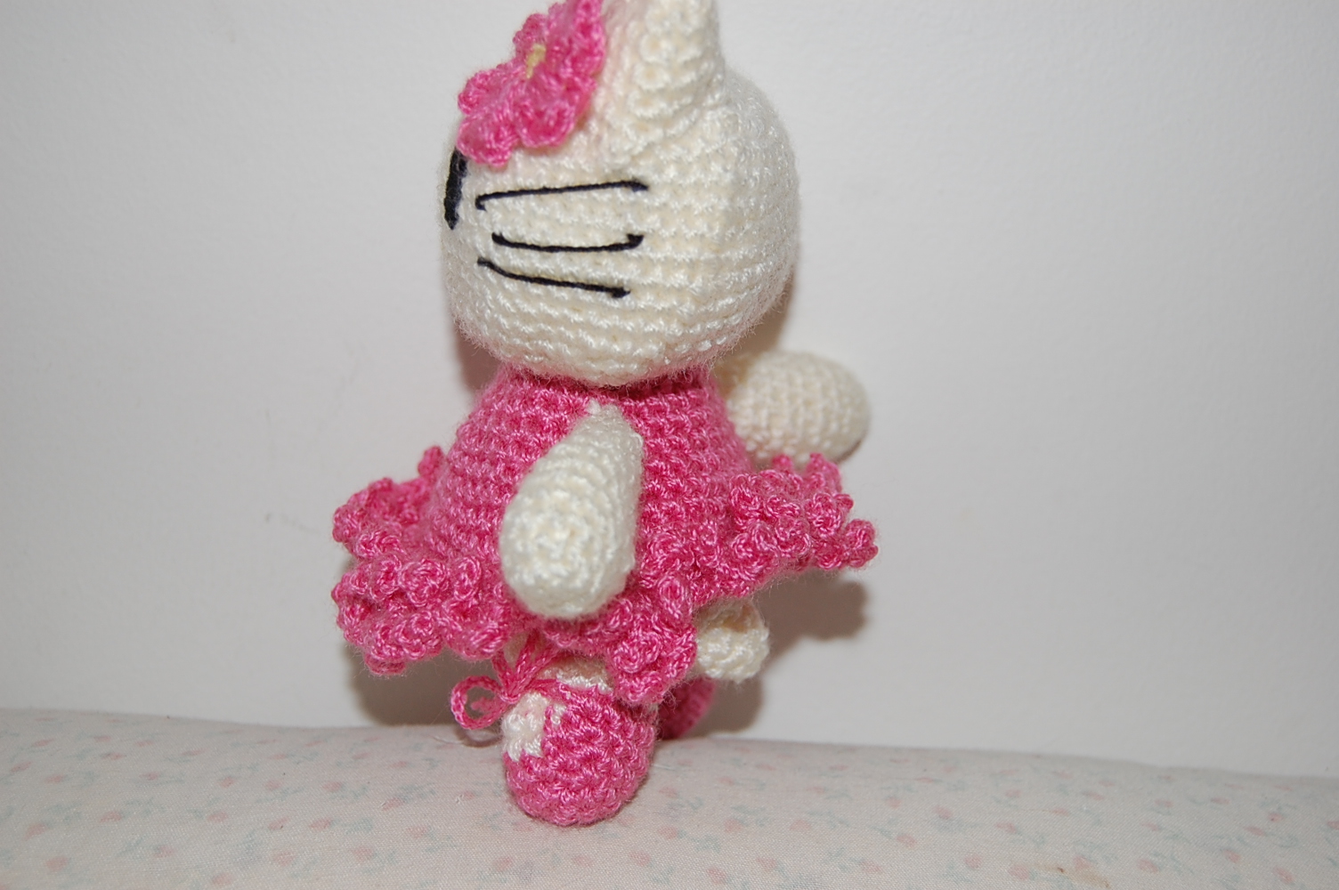 O meu cantinho: Amigurumi, hello kitty bailarina
