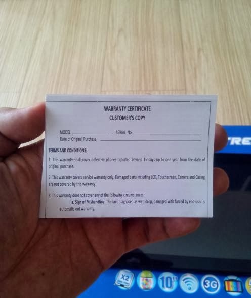 SKK Mobile Extreme Warranty Card SKK Mobile Extreme Warranty Card