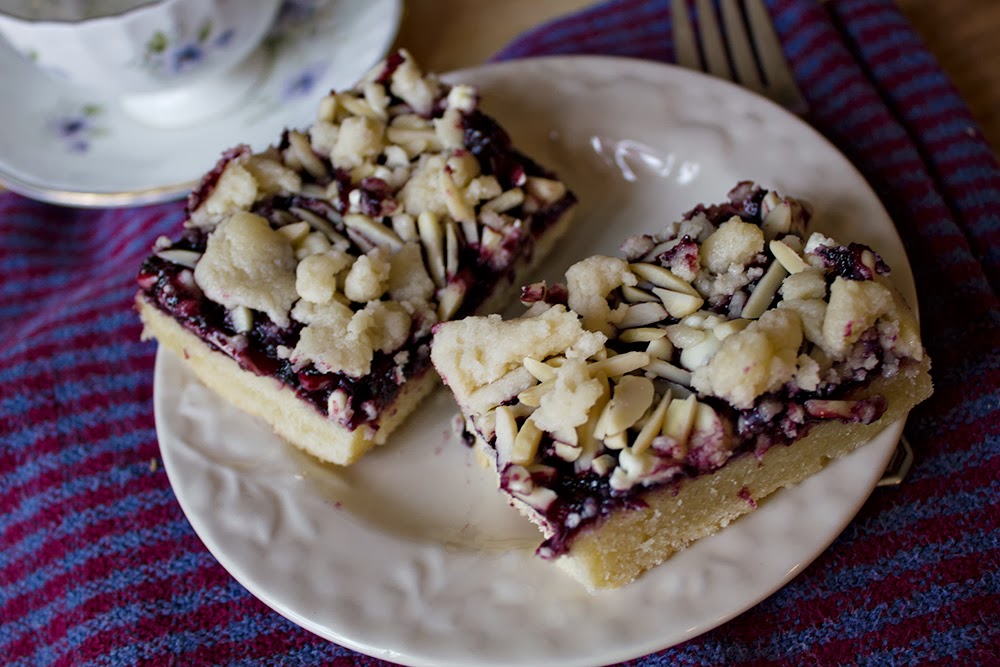 Rurification Raspberry Jam White Chocolate Almond Bars