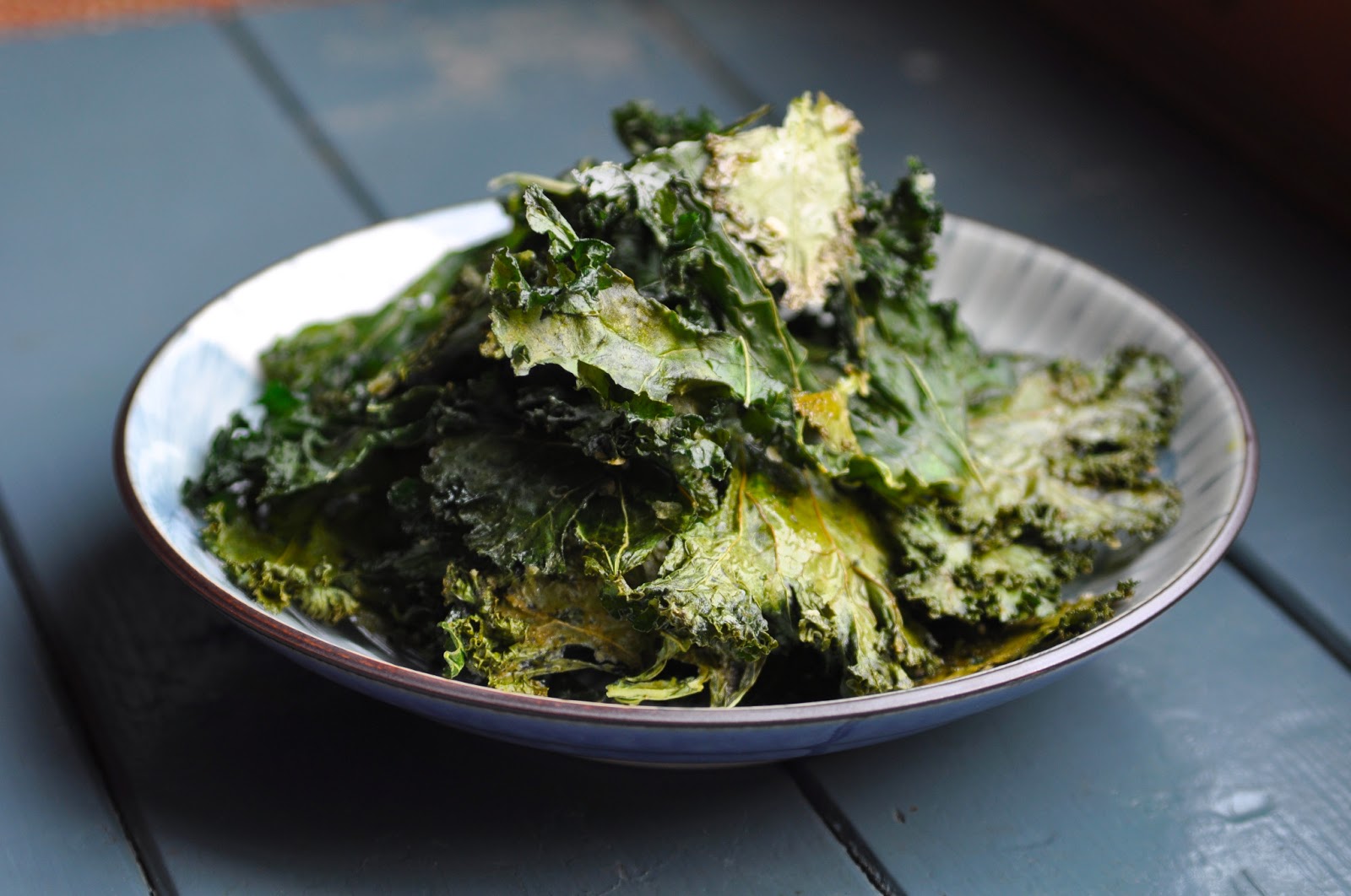 Two Blue Lemons Kale Chips with Butternut Squash Oil & Sea Salt