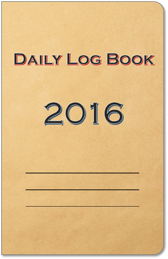 My Life All in One Place Daily Log Book in Field Notes size for free download