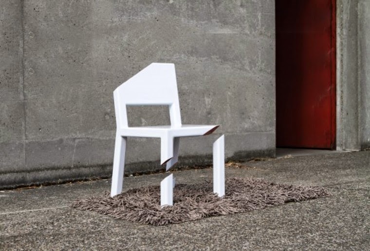 Illusion cut chair cool design, Cool furniture tricks, Optical illusions furniture for inspiration