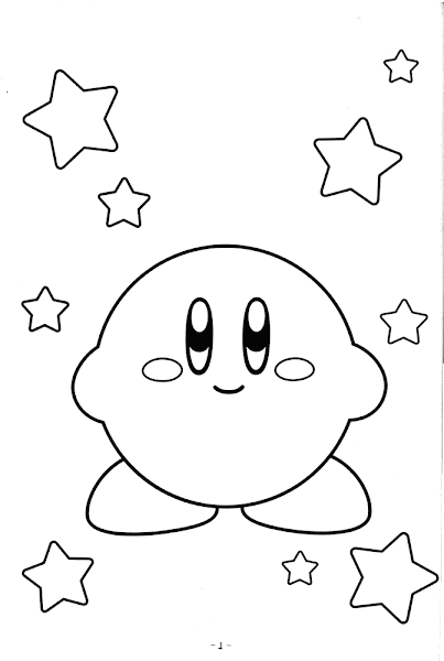 Kirby Coloring Pages