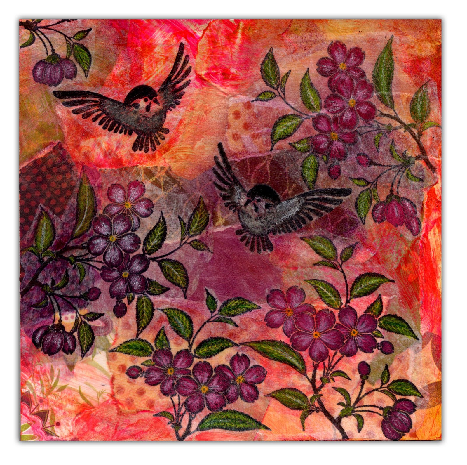 Hélène Métivier MagentaStyle Techniques mixtes Mixed media