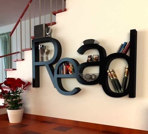 Estante de livros read