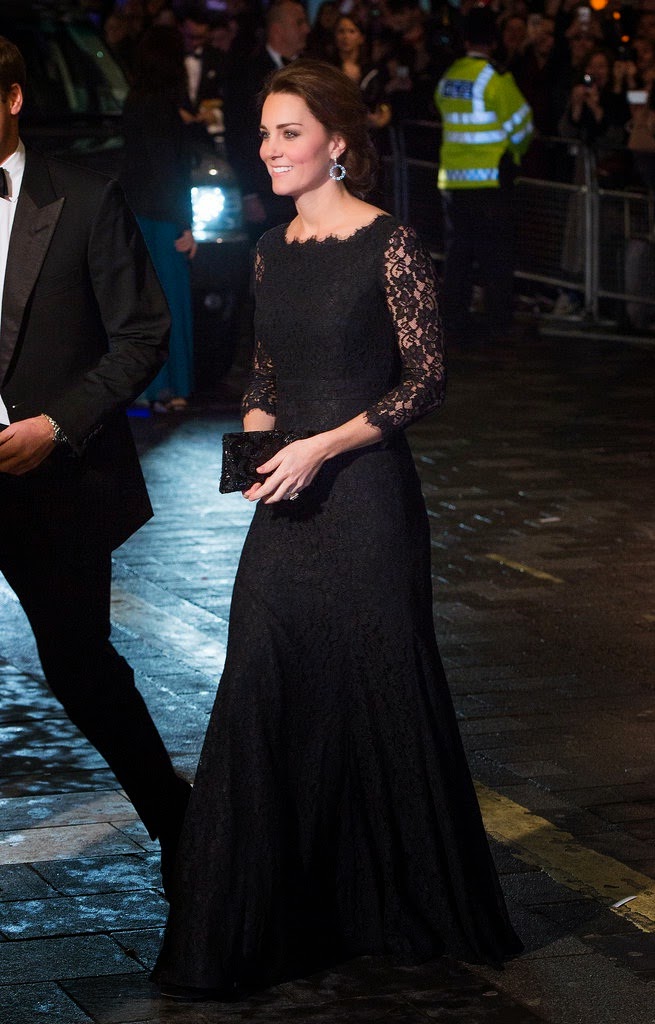 Ultra Tendencias: La Duquesa de Cambridge elegante con su vestido de Diane  von Furstenberg en el Royal Variety Performance