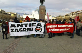 Croatian Antifa Protest Against Ustasha Lineup In Zagreb Anonymous Our Voice