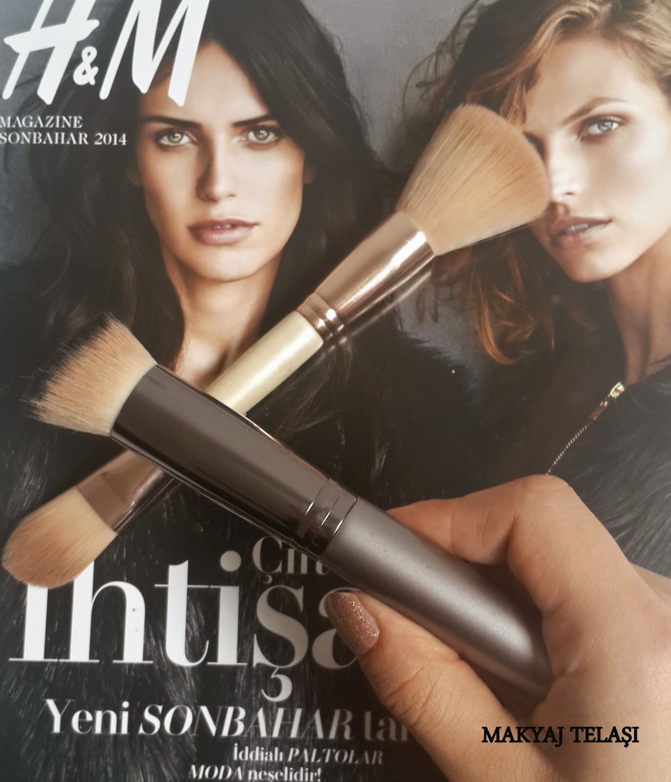 H&M MAKYAJ FIRÇASI MAKYAJ TELAŞI